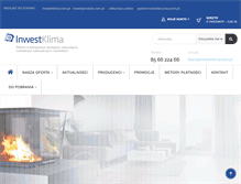Tablet Screenshot of inwestklima.com.pl